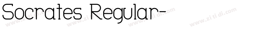 Socrates Regular字体转换